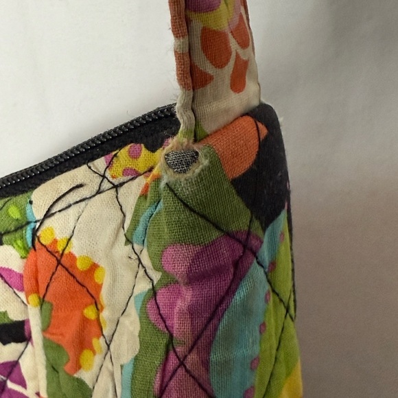 Vera Bradley Clare Va Va Bloom Retired Floral Pink Quilted Cotton Crossbody Bag - Picture 4 of 11